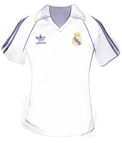 La primera camiseta con Adidas