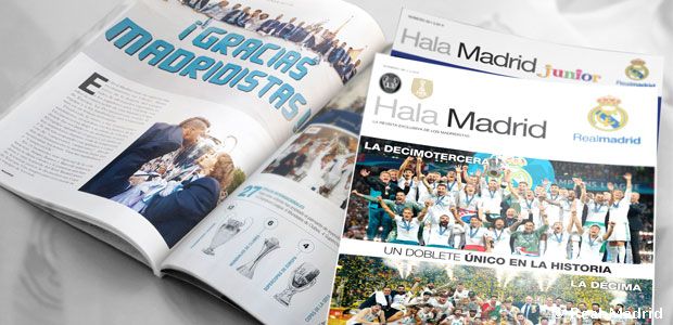 Official club magazine “Hala Madrid”